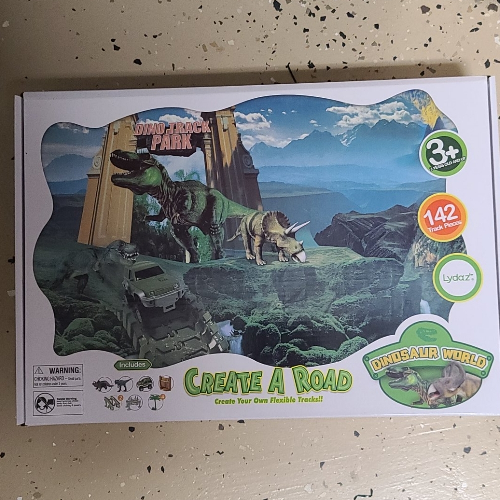Dinosaur Create a Road track set new